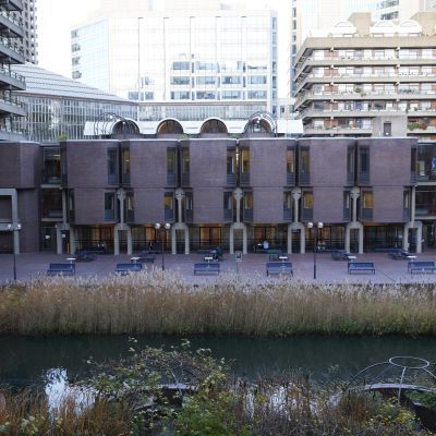 Lakeside Terrace next to Guildhall School of Music & Drama